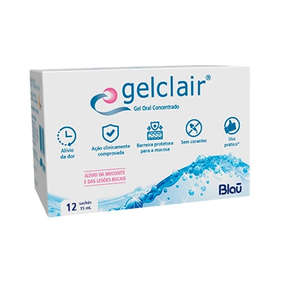 Gelclair Gel Oral Concentrado 12 env 15mL (Polivinilpirrolidona Iodo)