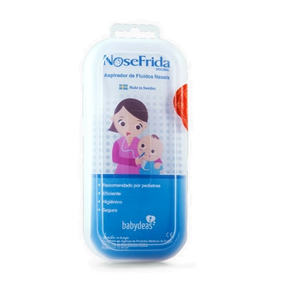NoseFrida Aspirador Nasal para Bebês 1 un (4 filtros + estojo portátil) Babydeas