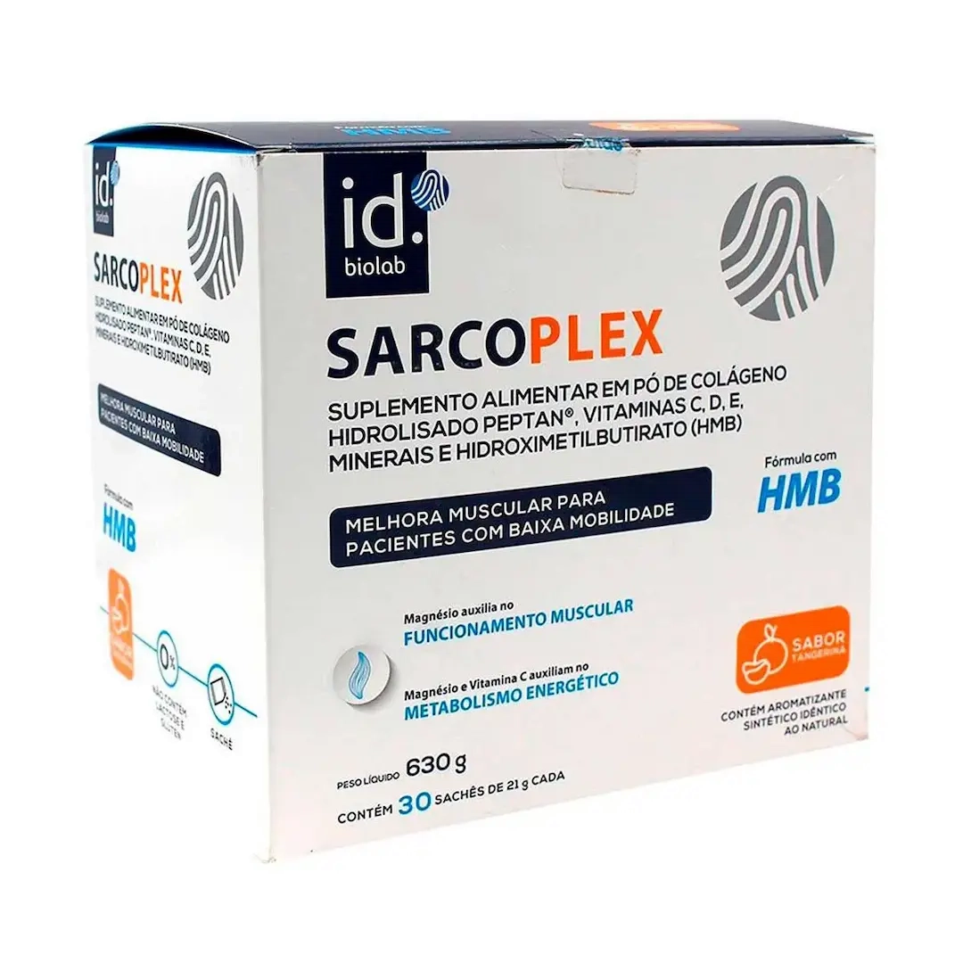Sarcoplex 30 sachês 21g (Peptídeos de Colágeno Hidrolisado+H)